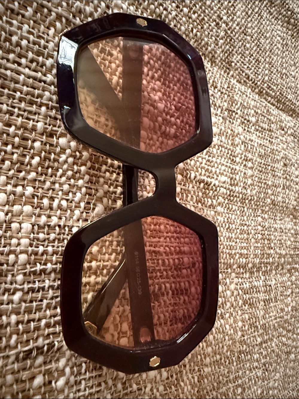 Dark Brown Geometric Women's Sunglasses - Classic Dark Brown Frames